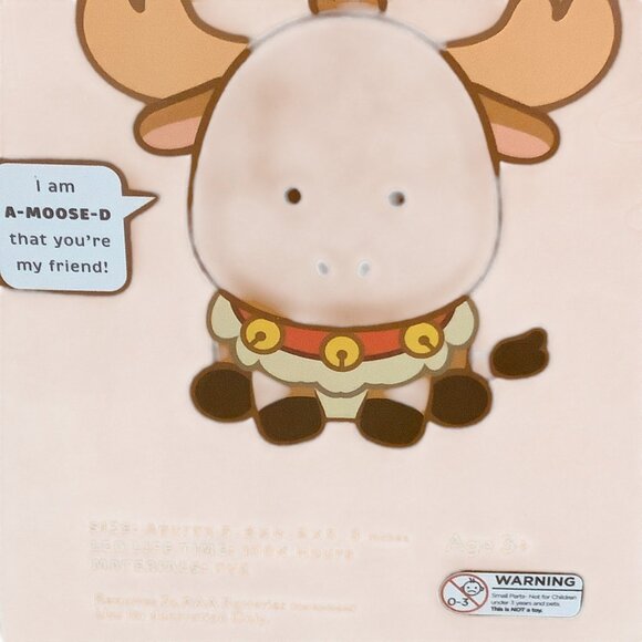Mimico Turbo Moose Warm White Moodlight Kids Wireless LED Night Light 3 AAA NEW - Picture 6 of 9